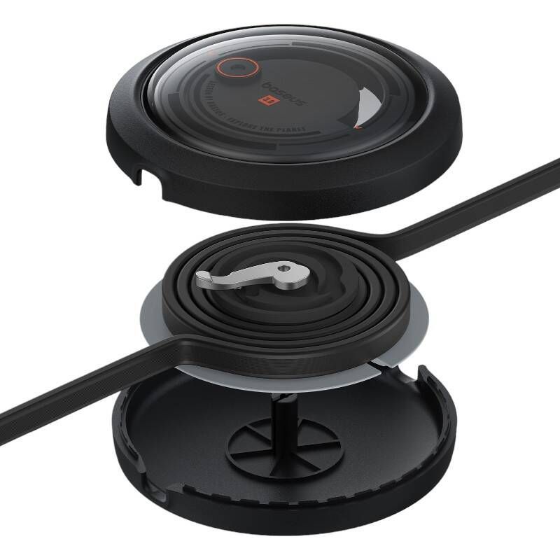 Cable Baseus Fast Charging Cable 3in1 Baseus Free2Draw USB-C to USB-C/Lightning/Micro 100W, 1,1m (black)