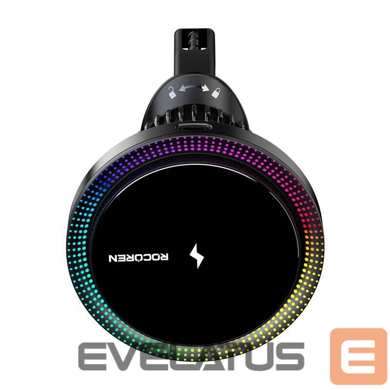 Autolaadijad Rocoren Rocoren RCZJ-XK01 wireless car charger, 15W (black)