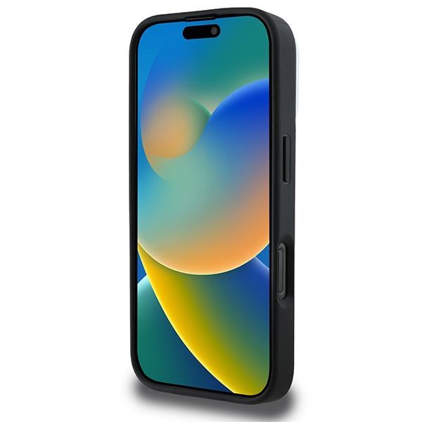 Muu telefoni lisavarustus DKNY DKNY Plain Silver Logo MagSafe iPhone 16 Pro Case - Black