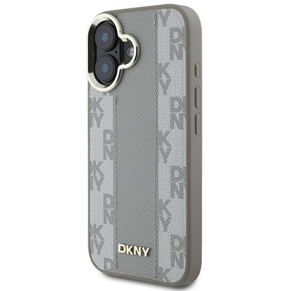 Cits mobilo telefonu aksesuārs DKNY DKNY Checkered Pattern Magsafe iPhone 16 Case - Beige
