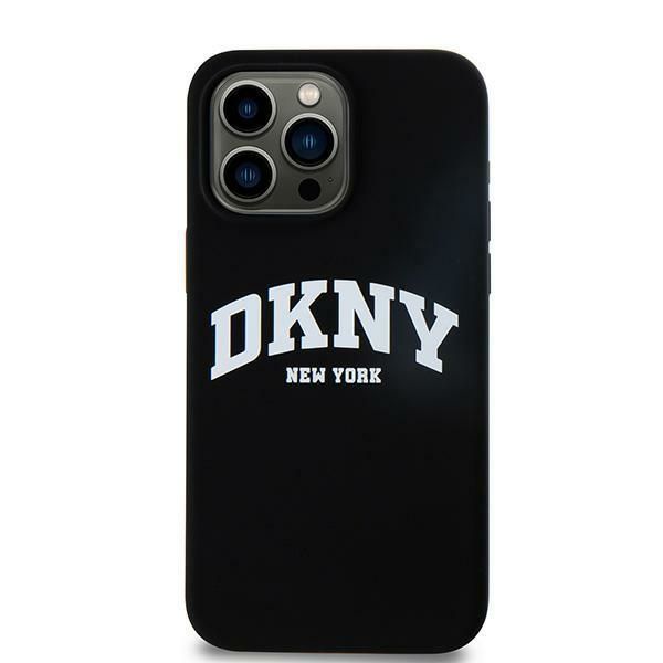 Muu telefoni lisavarustus DKNY Apple DKNY Silicone White Printed Logo MagSafe Case for iPhone 16 Pro Max - Black