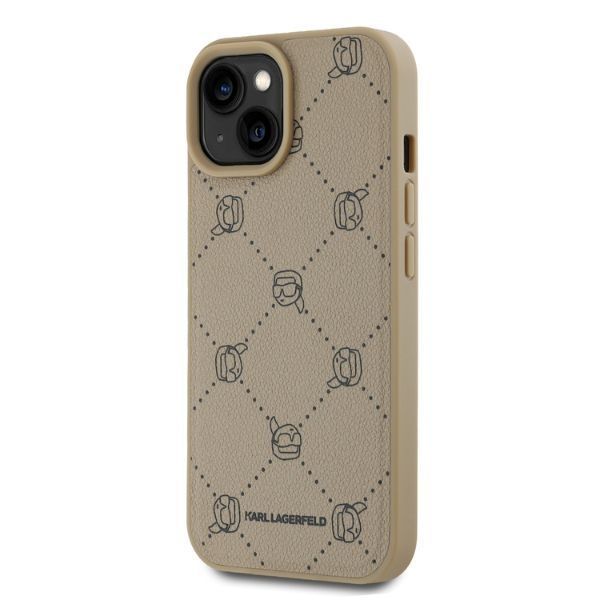 Other Phone Accessory Karl Lagerfeld Karl Lagerfeld Magsafe Karl Head iPhone 15 Case - Beige