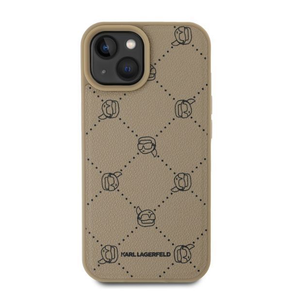 Other Phone Accessory Karl Lagerfeld Karl Lagerfeld Magsafe Karl Head iPhone 15 Case - Beige