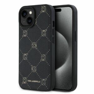 Kitas telefono priedas Karl Lagerfeld  Karl Lagerfeld Magsafe Karl Head iPhone 15 Case - Black 