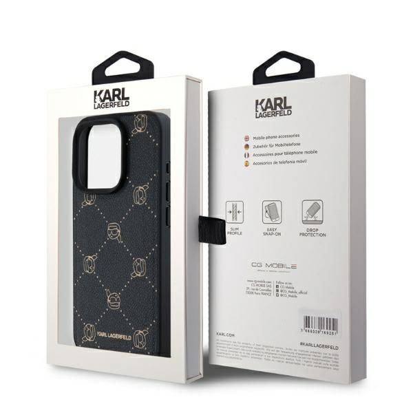 Other Phone Accessory Karl Lagerfeld Karl Lagerfeld Magsafe Karl Head Case for iPhone 15 Pro Max - Black