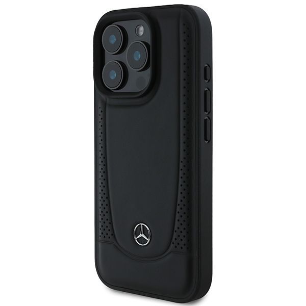 Other Phone Accessory Mercedes-Benz Mercedes Leather Urban iPhone 16 Pro Case - Black