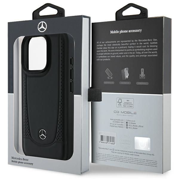 Other Phone Accessory Mercedes-Benz Mercedes Leather Urban iPhone 16 Pro Case - Black