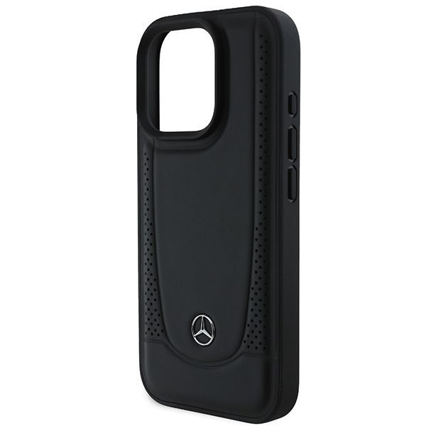 Other Phone Accessory Mercedes-Benz Mercedes Leather Urban iPhone 16 Pro Case - Black