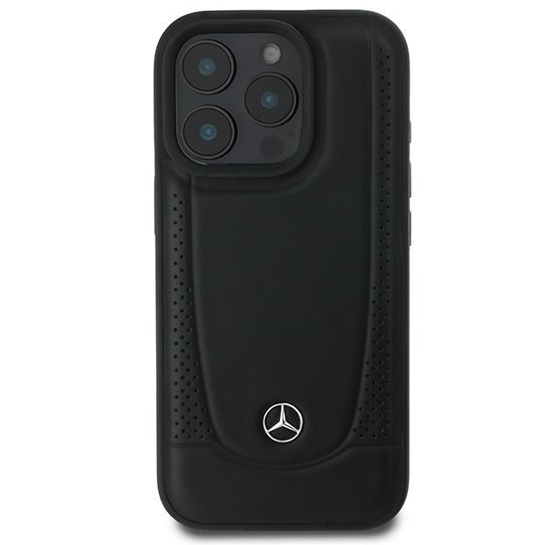 Other Phone Accessory Mercedes-Benz Mercedes Leather Urban iPhone 16 Pro Case - Black