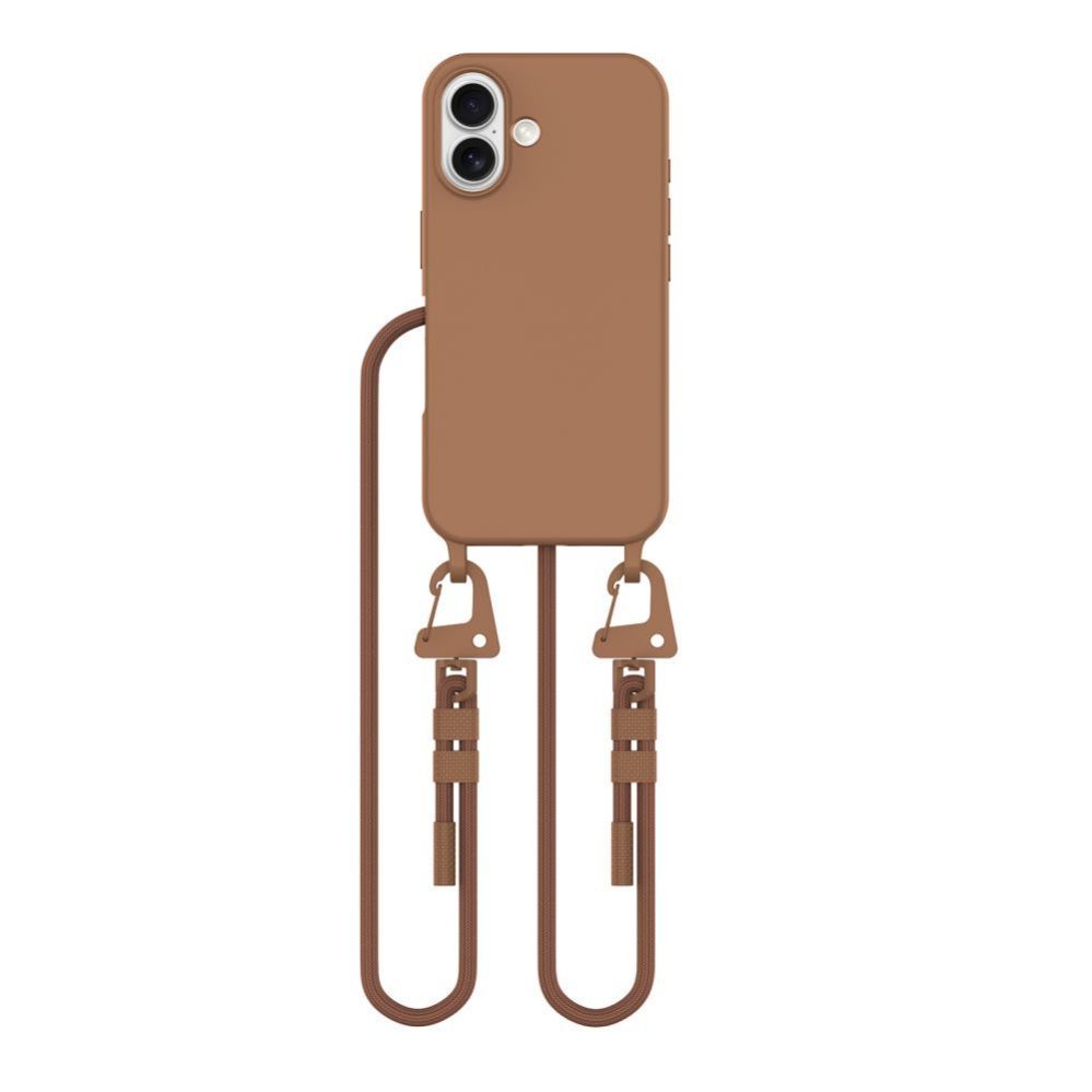 Muu telefoni lisavarustus Tech-Protect Tech-Protect MagNecklace MagSafe case with lanyard for iPhone 16 - brown