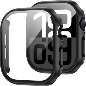 Muu telefoni lisavarustus Tech-Protect  Tech-Protect Defense360 Tempered Glass Case for Apple Watch 10 (46mm) - Black 