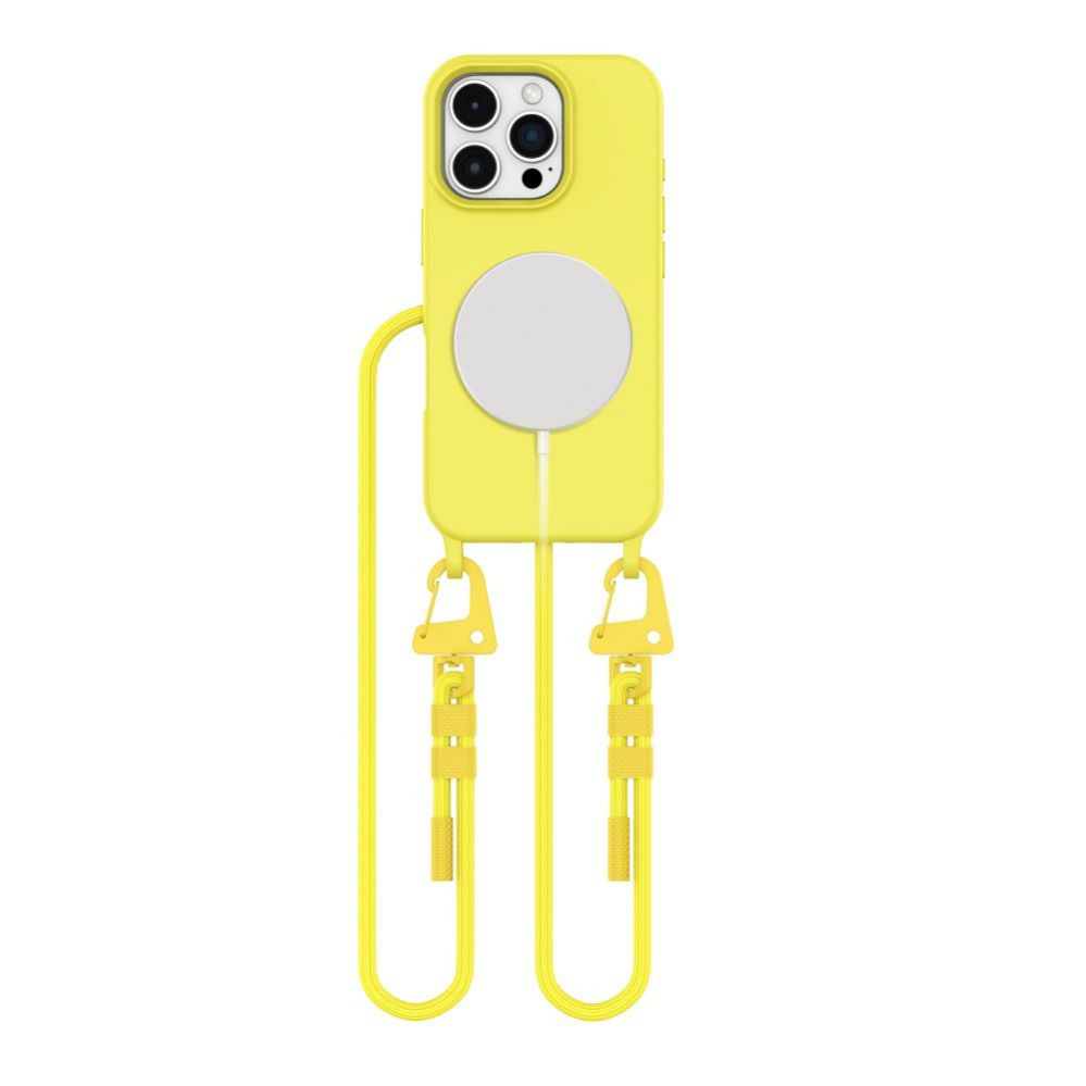 Muu telefoni lisavarustus Tech-Protect Tech-Protect MagNecklace MagSafe Case with Lanyard for iPhone 16 Pro Max - Yellow
