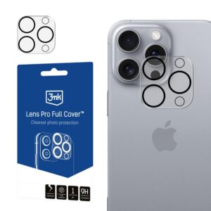 Other Phone Accessory 3MK  3mk Lens Pro Full Cover Camera Protector for iPhone 16 Pro / 16 Pro Max 
