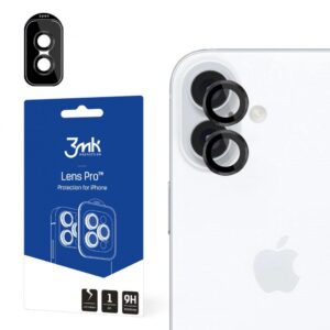 Other Phone Accessory 3MK  3mk Lens Protection Pro Camera Cover with Black Frame for iPhone 16 / 16 Plus 