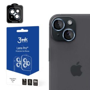 Other Phone Accessory 3MK  3mk Lens Protection Pro Camera Cover with Blue Frame for iPhone 15 Plus 