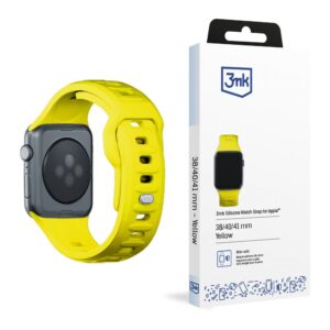 Other Phone Accessory 3MK  3mk Silicone Watch Strap for Apple Watch 38 / 40 / 41 mm - yellow 