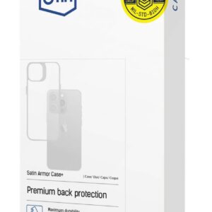 Other Phone Accessory 3MK  3mk Satin Armor Case+ for Samsung Galaxy A35 5G - transparent with black frame 