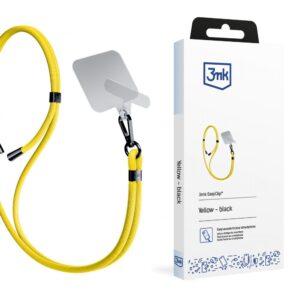 Cits mobilo telefonu aksesuārs 3MK  Smartphone Lanyard 3mk EasyClip - Yellow 