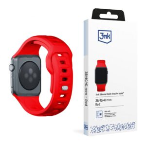 Other Phone Accessory 3MK  3mk Silicone Watch Strap for Apple Watch 38 / 40 / 41 mm - red 