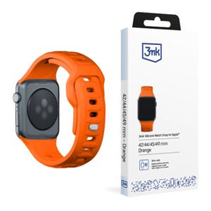 Other Phone Accessory 3MK  3mk Silicone Watch Strap for Apple Watch 42 / 44 / 45 / 49 mm - orange 