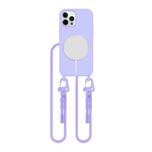 Cits mobilo telefonu aksesuārs Tech-Protect  Tech-Protect MagNecklace MagSafe Case for iPhone 12 / 12 Pro - Lavender 