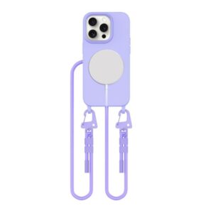 Cits mobilo telefonu aksesuārs Tech-Protect  Tech-Protect MagNecklace MagSafe iPhone 15 Pro Case - Lavender 