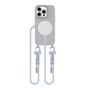 Cits mobilo telefonu aksesuārs Tech-Protect  Tech-Protect MagNecklace MagSafe iPhone 15 Pro Case - Gray 