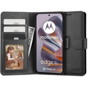Cits mobilo telefonu aksesuārs Tech-Protect  Tech-Protect Wallet Case for Motorola EDGE 50 NEO - Black 