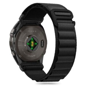 Cits mobilo telefonu aksesuārs Tech-Protect  Tech-Protect Nylon Pro Strap Garmin Fenix 5 / 6 / 6 Pro / 7 / 8 (47MM) - Black 