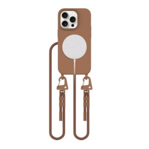 Cits mobilo telefonu aksesuārs Tech-Protect  Tech-Protect MagNecklace MagSafe iPhone 14 Pro Case - Brown 