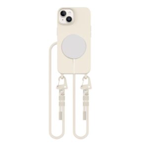 Cits mobilo telefonu aksesuārs Tech-Protect  Tech-Protect MagNecklace MagSafe iPhone 14 Case - Beige 