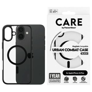 Kitas telefono priedas Panzer Glass  CARE by PanzerGlass Flagship Urban Case MagSafe for iPhone 16 Plus - Clear 