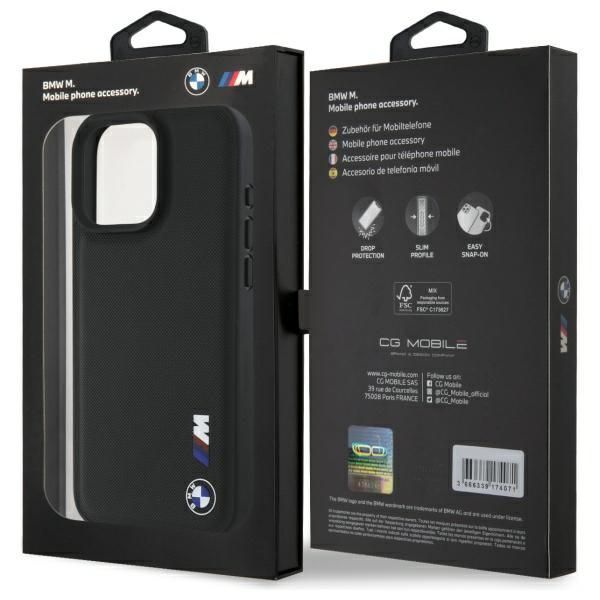 Other Phone Accessory BMW BMW Smooth Rubber Logo iPhone 16 Pro Max Case - Black