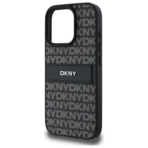 Muu telefoni lisavarustus DKNY DKNY Texture Pattern Tonal Stripe iPhone 16 Pro Max Case - Black