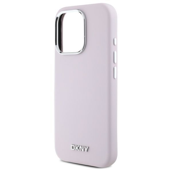 Muu telefoni lisavarustus DKNY DKNY Liquid Silicone Small Metal Logo MagSafe iPhone 16 Pro Case - Pink