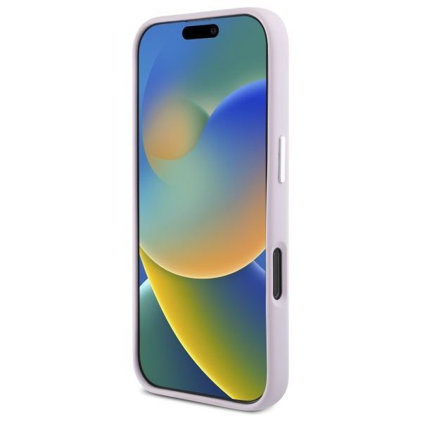 Muu telefoni lisavarustus DKNY DKNY Liquid Silicone Small Metal Logo MagSafe iPhone 16 Pro Case - Pink