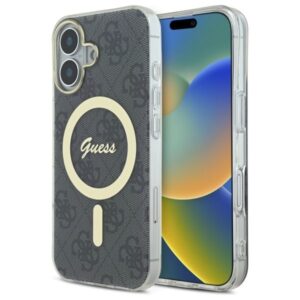 Kitas telefono priedas Guess  Guess IML 4G MagSafe Case for iPhone 16 Plus - Black 