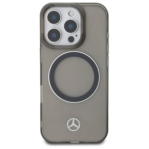 Other Phone Accessory Mercedes-Benz Mercedes Silver Ring MagSafe iPhone 16 Pro Case - Black