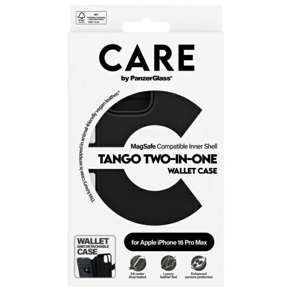 Other Phone Accessory Panzer Glass CARE by PanzerGlass Feature Tango 2in1 Wallet MagSafe Case for iPhone 16 Pro Max - Black