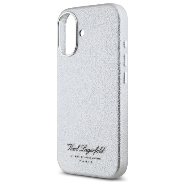 Other Phone Accessory Karl Lagerfeld Karl Lagerfeld KLHCP16SPGWCMKHG iPhone 16 6.1" hardcase gray/grey hotel RSG