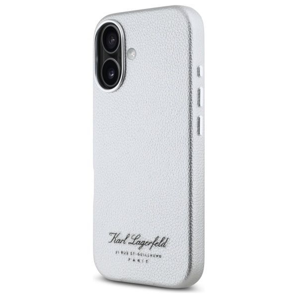 Other Phone Accessory Karl Lagerfeld Karl Lagerfeld KLHCP16SPGWCMKHG iPhone 16 6.1" hardcase gray/grey hotel RSG