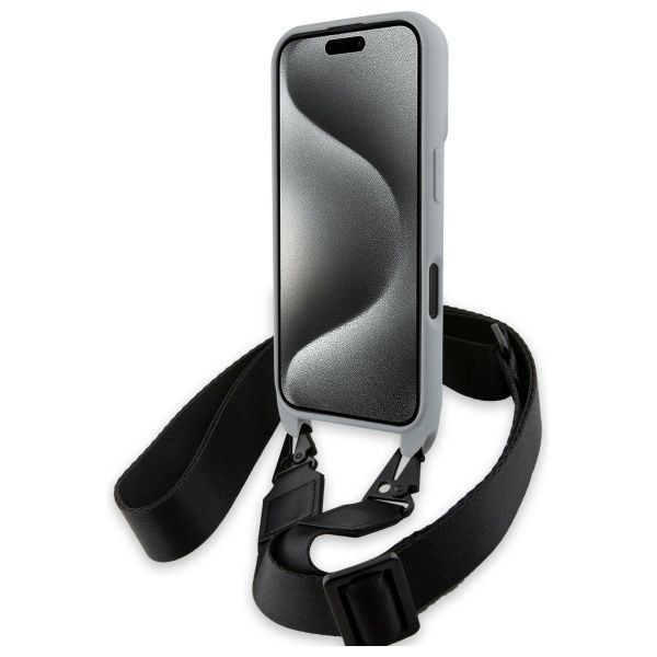 Other Phone Accessory BMW BMW M Edition Carbon Stripe & Strap iPhone 16 Case - Gray