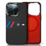 Other Phone Accessory BMW  BMW Silicone Middle Stripe MagSafe Case for iPhone 16 Pro Max - Black 