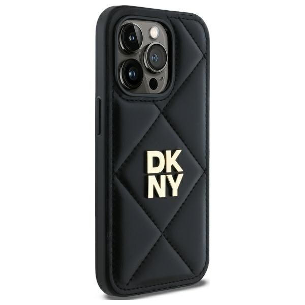 Muu telefoni lisavarustus DKNY DKNY Quilted Stack Logo iPhone 14 Pro Case - Black