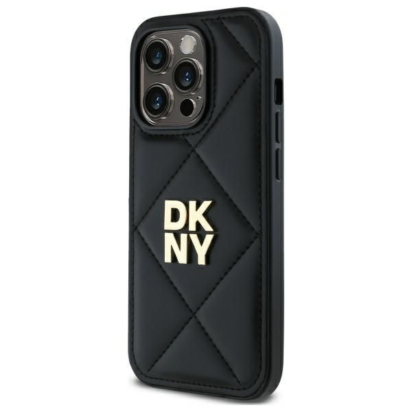 Muu telefoni lisavarustus DKNY DKNY Quilted Stack Logo iPhone 14 Pro Max Case - Black