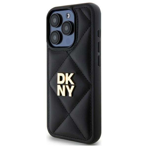 Muu telefoni lisavarustus DKNY DKNY Quilted Stack Logo iPhone 15 Pro Case - Black