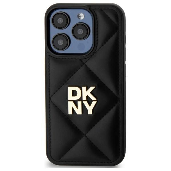 Muu telefoni lisavarustus DKNY DKNY Quilted Stack Logo iPhone 15 Pro Max Case - Black