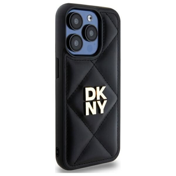 Muu telefoni lisavarustus DKNY DKNY Quilted Stack Logo iPhone 15 Pro Max Case - Black
