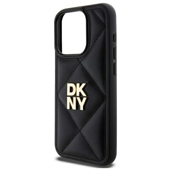 Muu telefoni lisavarustus DKNY DKNY Quilted Stack Logo iPhone 15 Pro Max Case - Black
