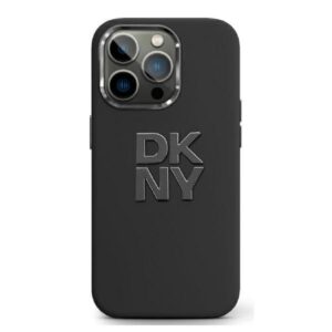 Kitas telefono priedas DKNY  DKNY Liquid Silicone Metal Logo iPhone 16 Case - Black 